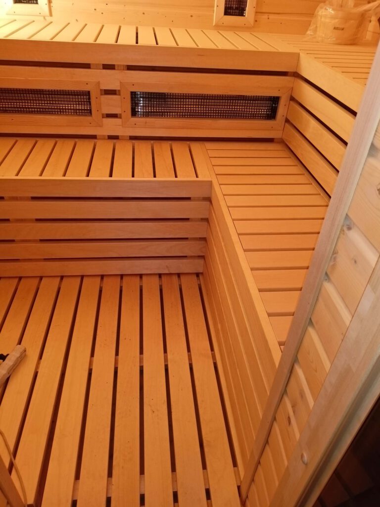 sauna ławki