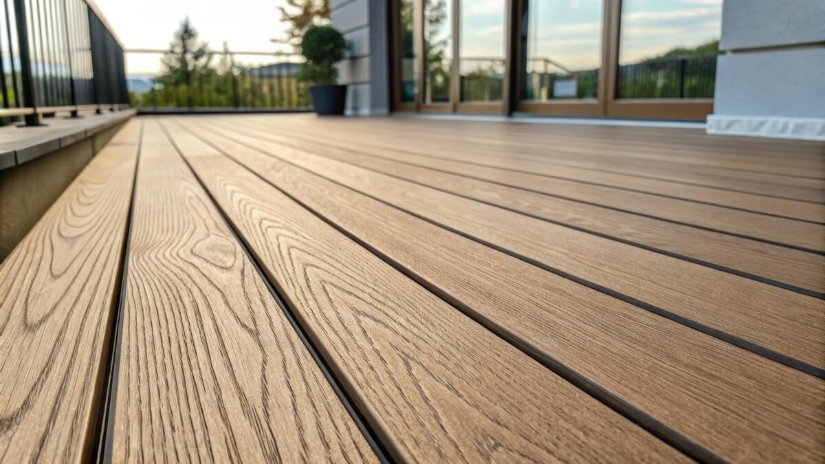 Termodrewno po obróbce 180–220°C ma niższą chłonność i większą stabilność; elewacja 19–26 mm, taras 26–28 mm, trwałość 15–30 lat.