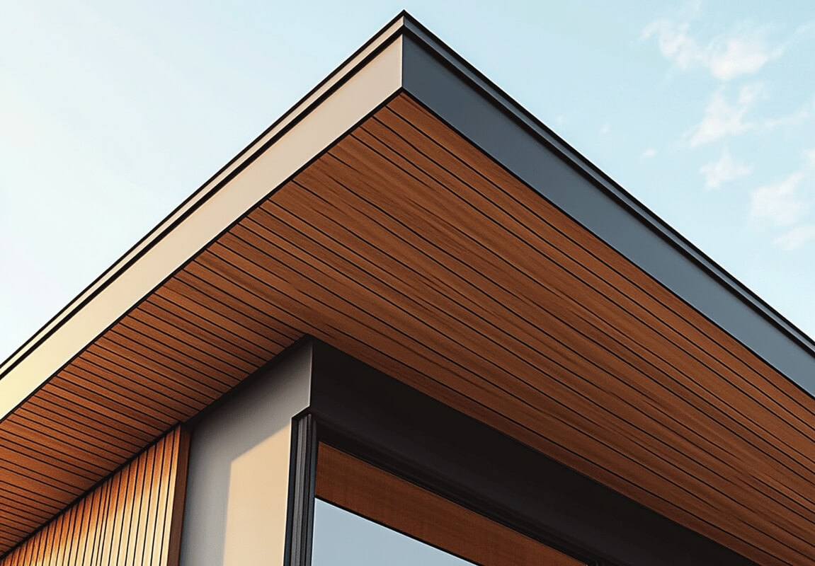 Podbitka świerkowa: impregnat techniczny + 2 warstwy lazury/farby; wilgotność 14–18%, grubość 12–19 mm; trwałość 8–12 lat; 20–45 zł/m².